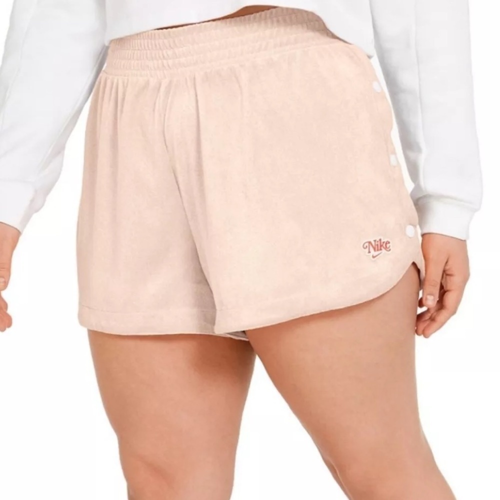 Women's Nike Shorts Nike Side Snap Shorts Size 2X Shimmer (J)